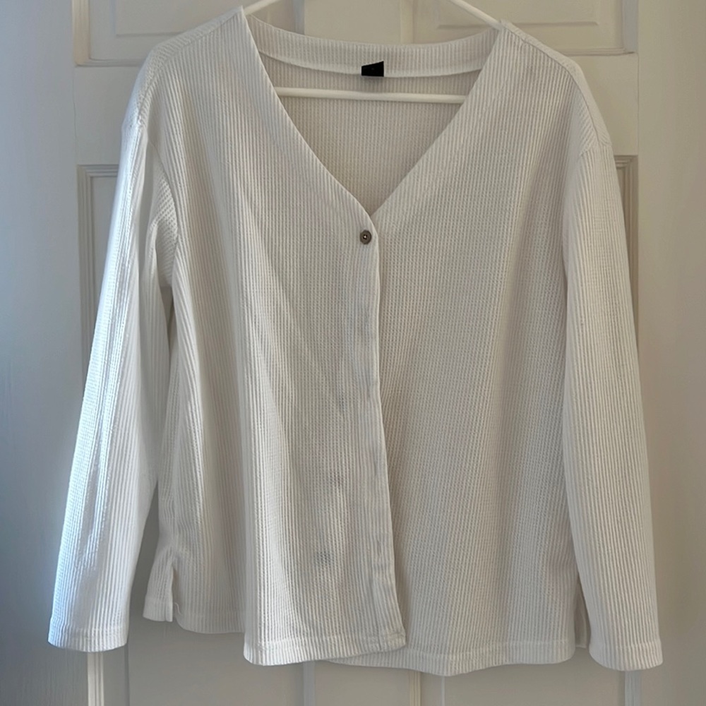 Maternity Button Front Drop Shoulder Tee
